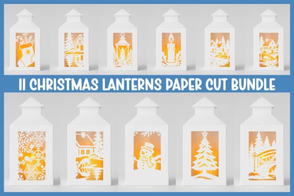 3D SVG Christmas Lanterns: A Crafter's Review