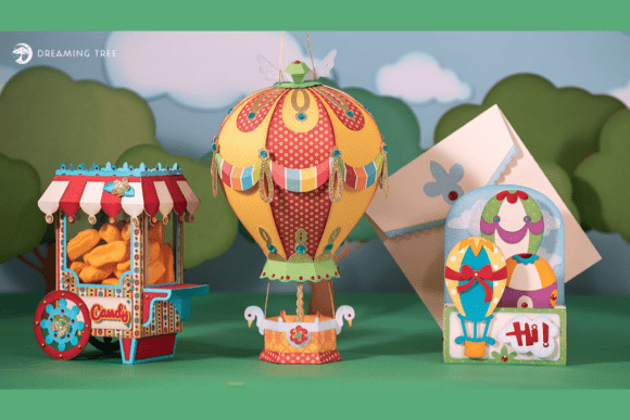 Balloon Festival SVG Bundle: 3D SVG for Entertainment