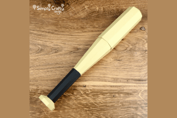 Baseball Bat Box SVG: 3D SVG for Sports Branding