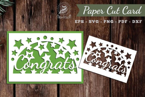 Congrats Papercut Card SVG: A Designer's Review