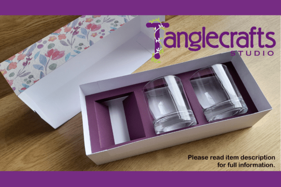 Deep Gift Box for 3 X 20cl Candle Jars: A 3D SVG Review
