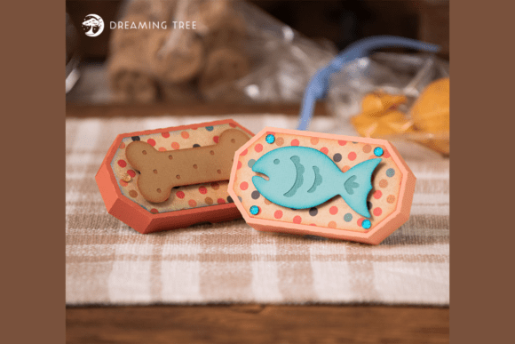 Fish and Bone Treat Boxes SVG: 3D SVG Objects Review