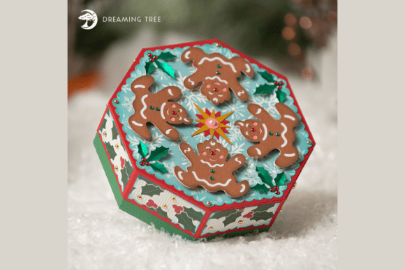 Gingerbread Goodie Box SVG: A 3D Christmas Asset Review