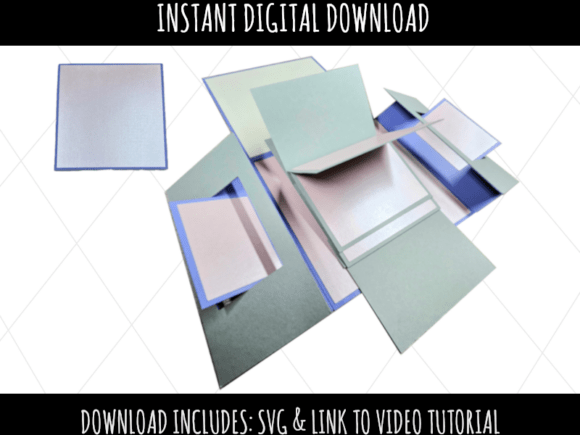 Mini Scrapbook Album Card: A 3D SVG Review for Pop-Up Cards