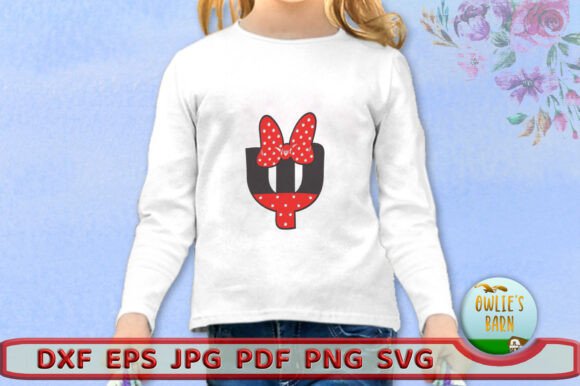 Polka-dot Monogram Psi: 3D SVG for Birthdays