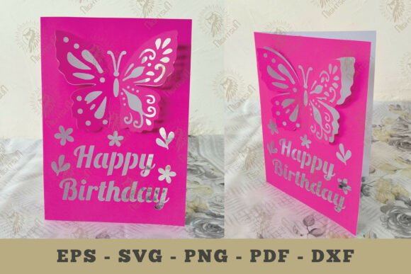 Review: Birthday Card Papercut Craft 3D SVG Pop-Up Cards