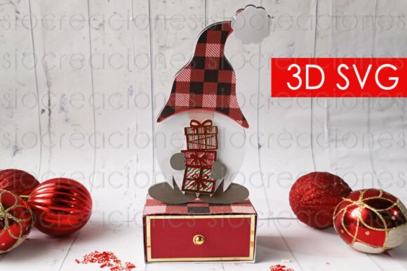 Review: Christmas Gnome 3D SVG for Blogs