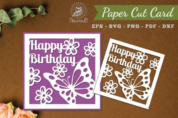 Review: Happy Birthday Papercut Card SVG 2 for Embroidery