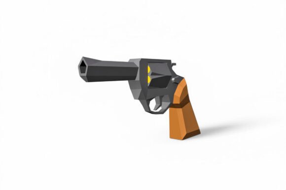 Revolver Toy 3D SVG: A Seller's Review of Paper Sculptures