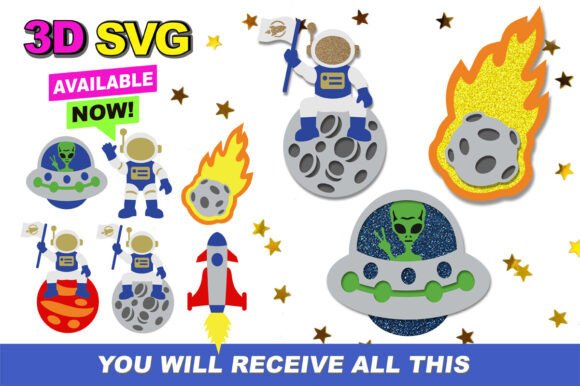 Space Astronaut Ovni 3D SVG: A Seller's Review