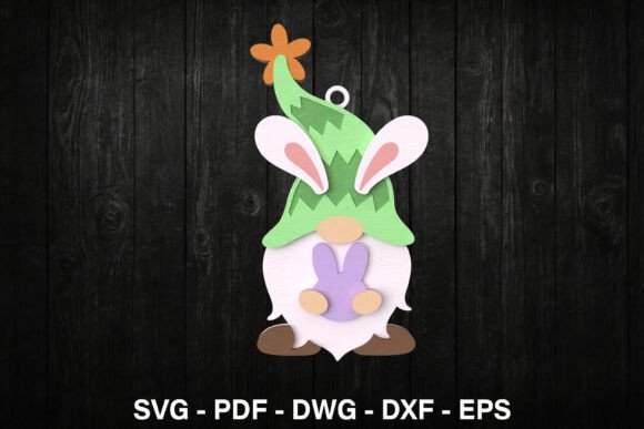 Spring Laser Cutting: Reviewing the 3D Easter Gnome SVG