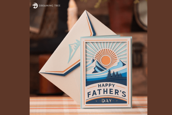 Summit Celebration Card SVG: Premium 3D SVG Greeting Cards